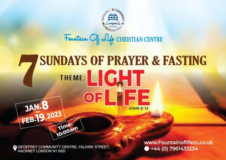7 Sundays of Prayer & Fasting