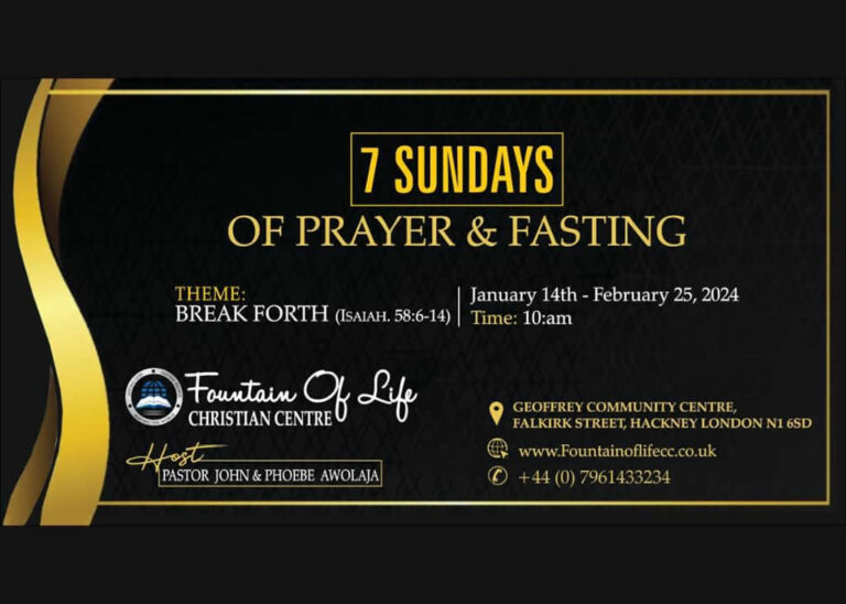 7 Sundays of Prayer & Fasting