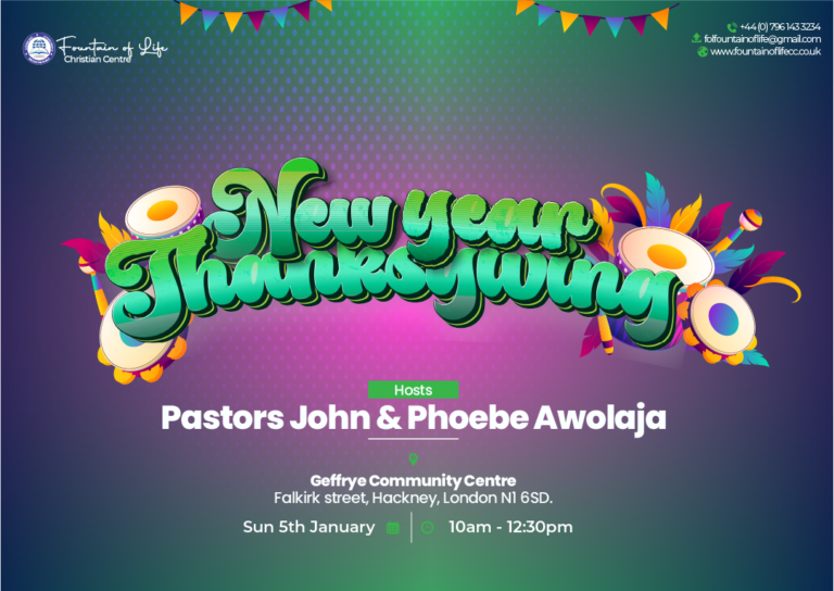 New Year Thanksgiving Service