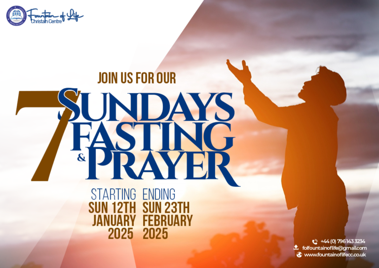 7 SUNDAYS OF PRAYER & FASTING